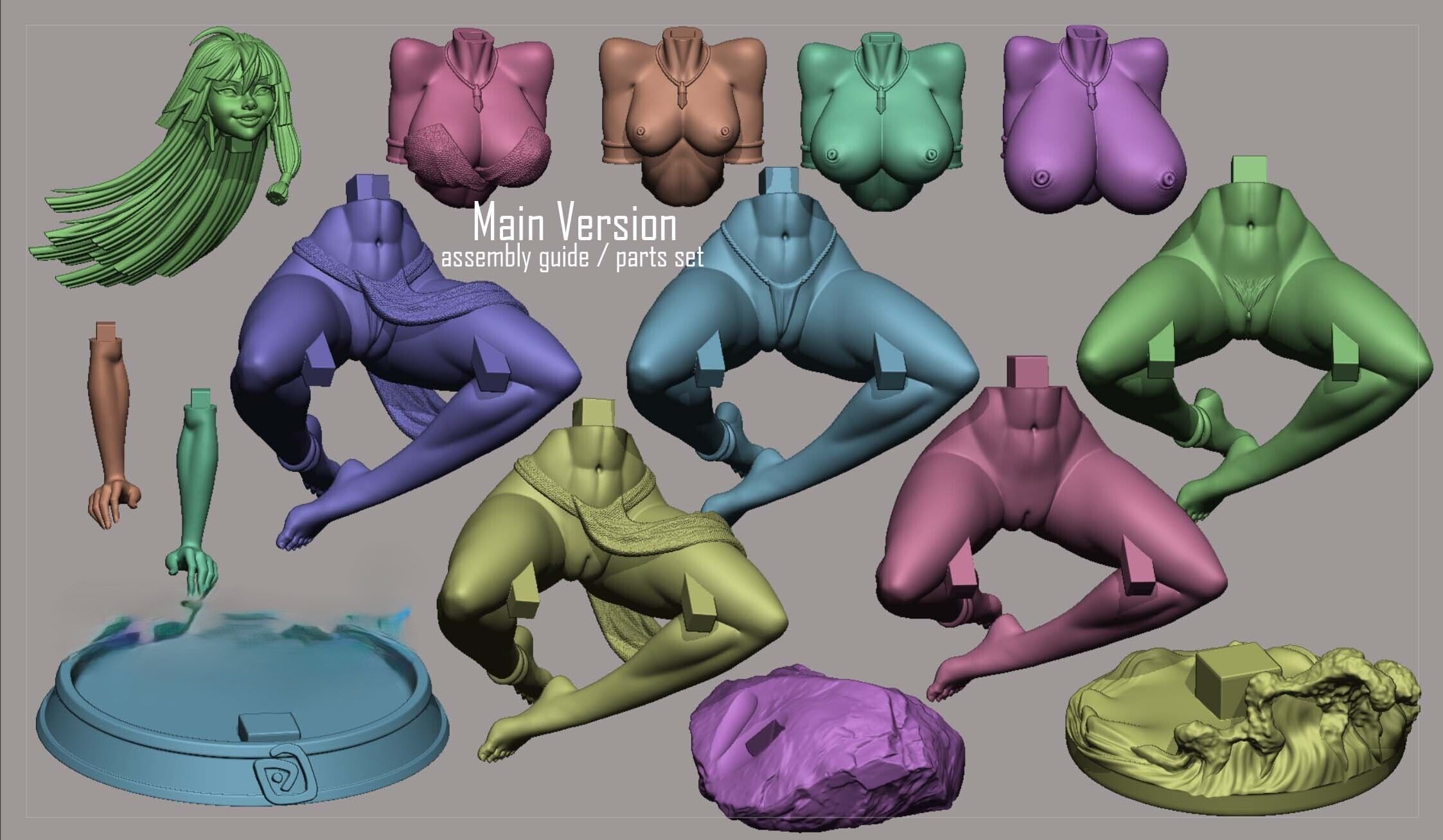 Estatua de Kida | Atlantis: El Imperio Perdido Fan art por Digital Dark SFW,NSFW,Futa 3d printed statue,3d printed,nsfw statue,3d printed figure,Kida Statue,Atlantis: The Lost Empire