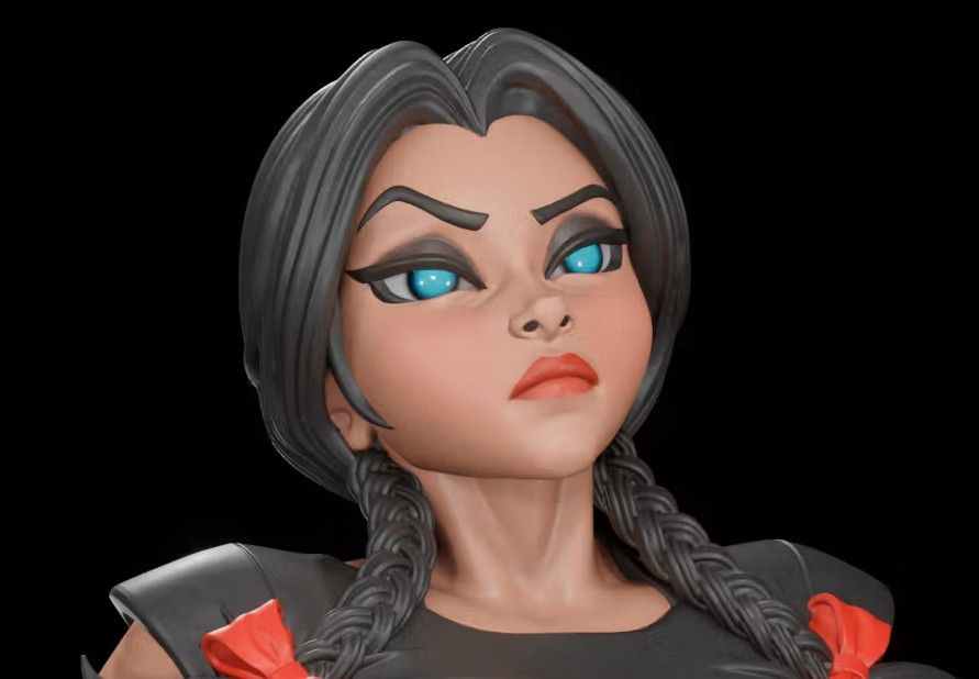 Mavis or Wednesday Statue | Hotel & Addams Fan Art by Digital Dark SFW,NSFW,Futa 3d printed statue,3d printed,nsfw statue,3d printed figure,futa statue,Wednesday Statue