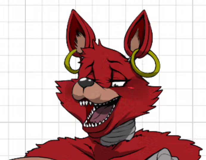 Fox v1 Sticker | Five Nights at Freddy's Vinyl Sticker SFW furry sticker,fox sticker,sfw sticker,Nights at Freddy's,stickers