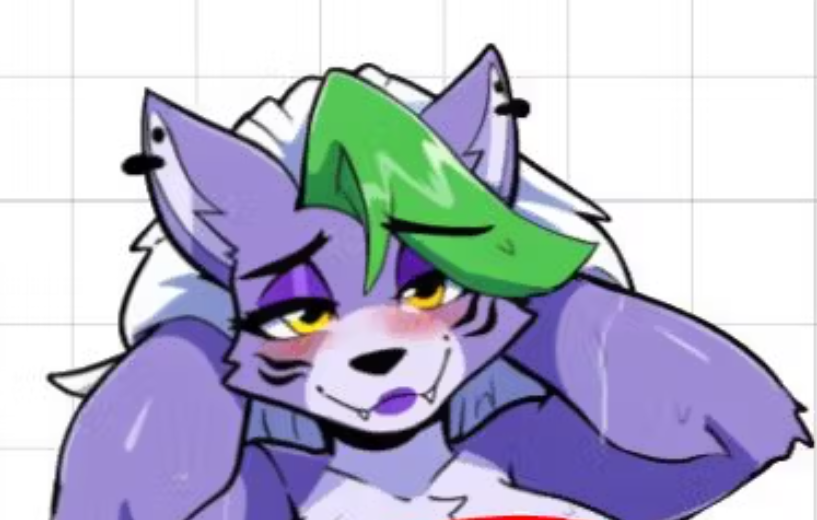 Roxanne Nsfw v2 Sticker | Five Nights at Freddy's Vinyl Sticker NSFW furry sticker,roxanne sticker,nsfw sticker,Nights at Freddy's,stickers