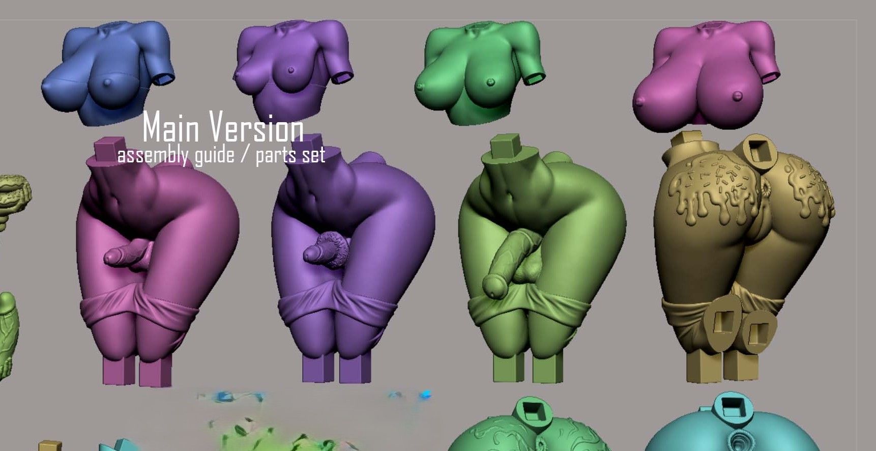 Statue Android 21 | Dragon Ball Fan art par Digital Dark SFW,NSFW,Futa 3d printed statue,3d printed,nsfw statue,3d printed figure,Android 21 Statue,Dragon Ball,futa statue