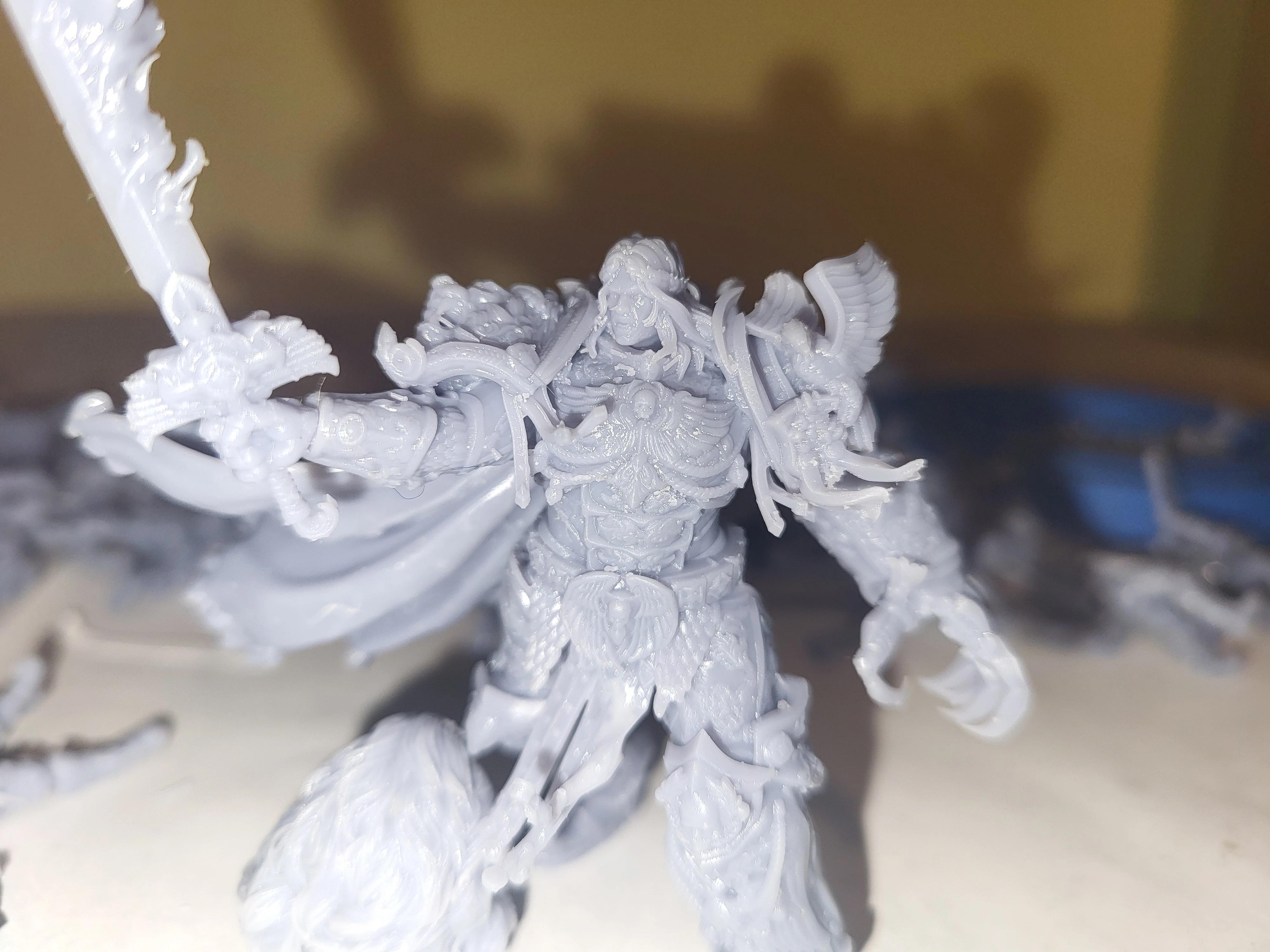 Emperor of Mankind Miniature | 40k Fan Art by 3DArtGuy SFW 3d printed miniature,3d printed,miniature,sfw miniature,warhammer 40k,40k miniature,Emperor of Mankind