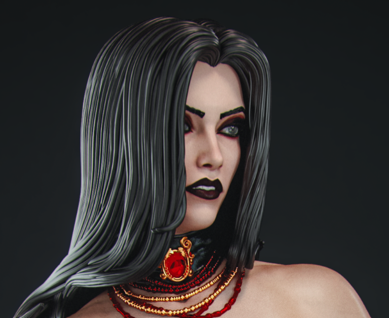 Selene Gallio Statue | Marvel Fan Art by Abe3D SFW 3d printed statue,selene gallio,marvel,3d printed figure,3d printed