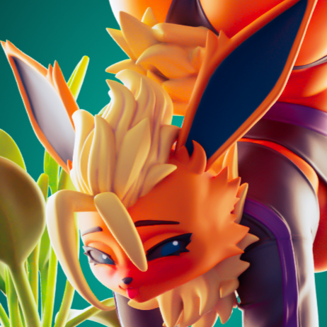 Statua Flareon Stacked Furry | Pokémon Fan art di Officer Rhu SFW,NSFW,Futa 3d printed statue,3d printed,3d printed figure,Flareon Stacked Statue,Pokemon Statue,futa statue,nsfw statue,furry statue