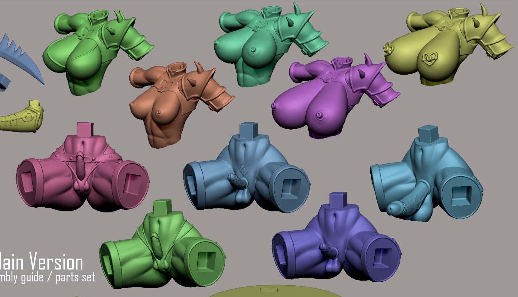 Estatua Lelith Hesperax | 40k Fan Art por Digital Dark SFW,NSFW,Futa 3d printed statue,3d printed,nsfw statue,futa statue,3d printed figure,Lelith Hesperax Statue,warhammer 40k statue 