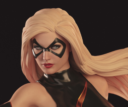 Ms. Marvel Statue | Marvel Fan Art by Abe3D SFW,NSFW 3d printed statue,ms marvel,marvel,3d printed figure,3d printed,nsfw statue