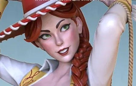 Jessie Waifu Statue | Toy Story Fan Art by OXO3D SFW,NSFW null