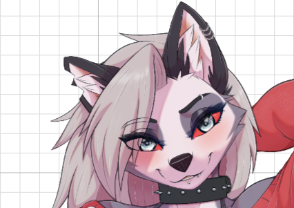 Loona v11 Sticker | Helluva Boss Vinyl Sticker SFW,NSFW loona nsfw,loona sticker,furry sticker,SFW stickers,Helluva Boss,NSFW stickers