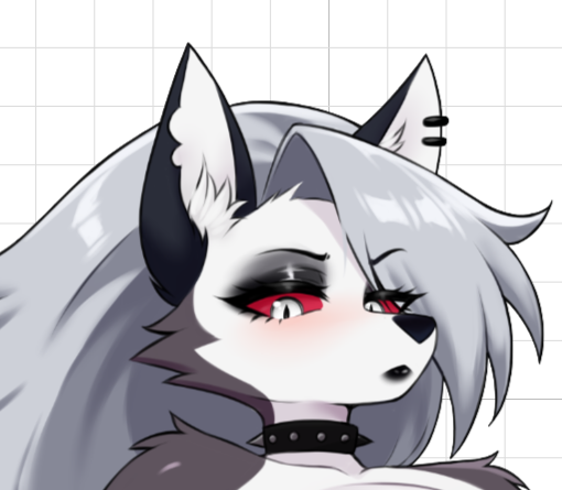 Loona Nipple Cover Sticker | Helluva Boss Vinyl Sticker SFW loona nsfw,loona sticker,furry sticker,SFW stickers,Helluva Boss