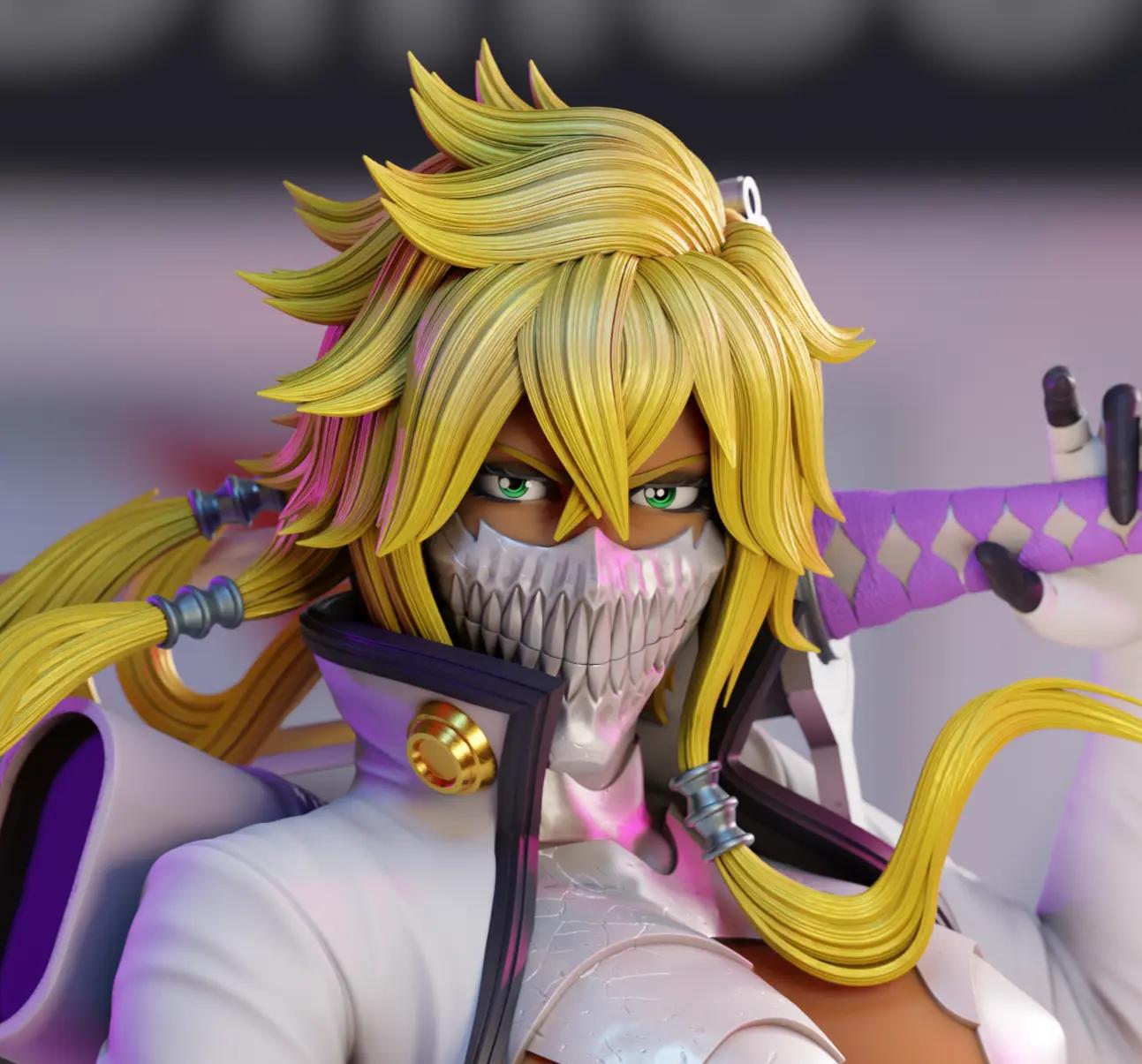 Tier Harribel Statue | Bleach Fan Art by 3Dmoonn SFW,NSFW 3d printed,3d printed statue,Tier Harribel Statue,Bleach statue,nsfw statue