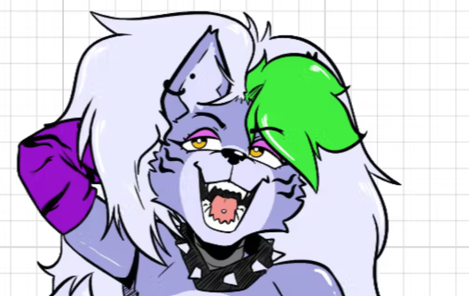 Roxanne v8 Sticker | Five Nights at Freddy's Vinyl Sticker NSFW furry sticker,roxanne sticker,nsfw sticker,Nights at Freddy's,stickers