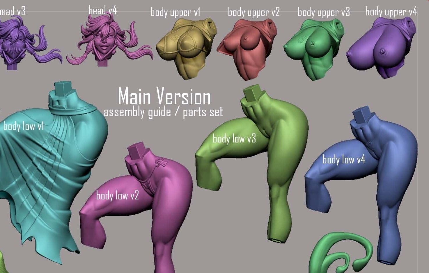 Figura Tier Harribel | Bleach fanart autorstwa Digital Dark SFW,NSFW,Futa 3d printed statue,3d printed,nsfw statue,futa statue,3d printed figure,Tier Harribel Statue,Bleach statue