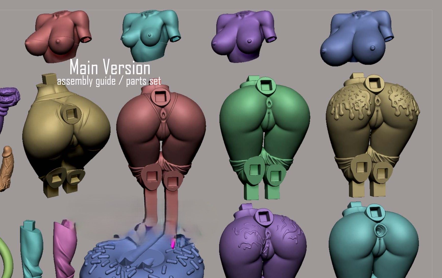 Statue Android 21 | Dragon Ball Fan art par Digital Dark SFW,NSFW,Futa 3d printed statue,3d printed,nsfw statue,3d printed figure,Android 21 Statue,Dragon Ball,futa statue