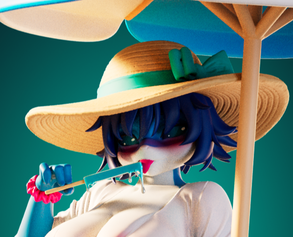 Statua Shark Girl Furry | Monster Girl Fan art di Officer Rhu SFW,NSFW,Futa 3d printed statue,3d printed,3d printed figure,Shark Girl Statue,Monster Girl Statue,futa statue,nsfw statue,furry statue