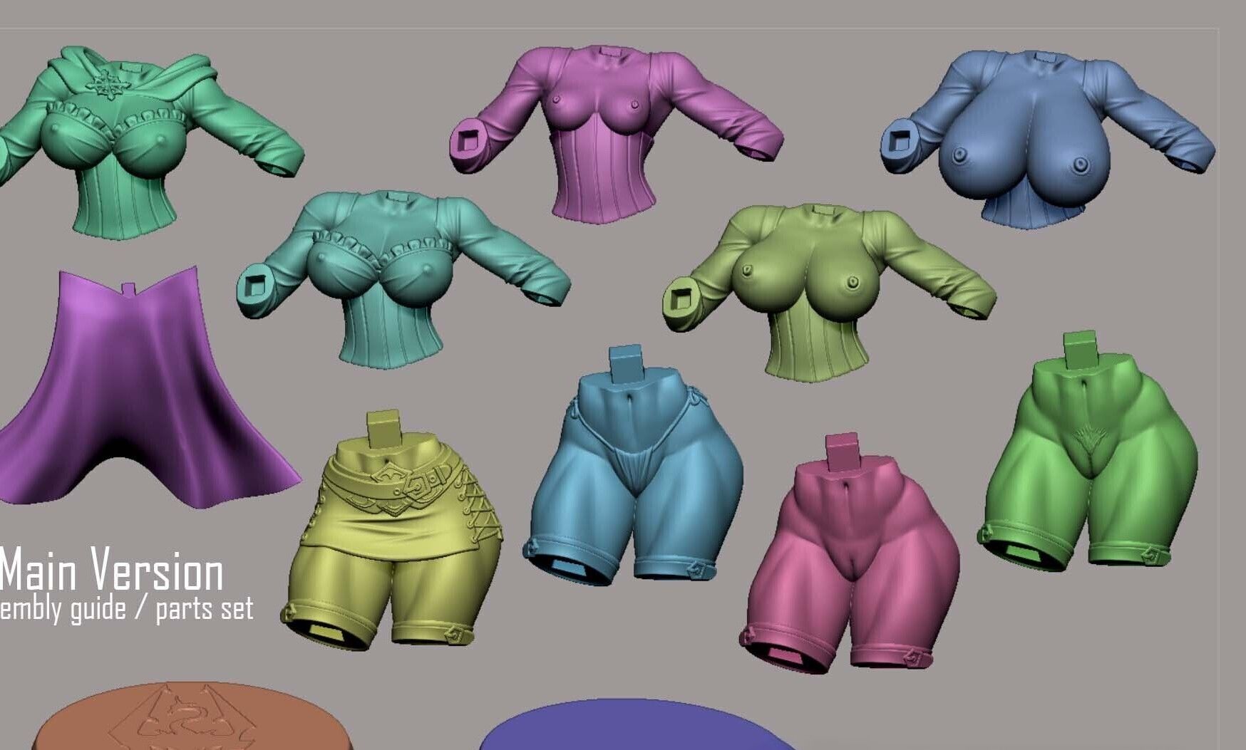 Serana Vampire Statue | DnD Fanart von Digital Dark SFW,NSFW,Futa 3d printed statue,3d printed,nsfw statue,futa statue,3d printed figure,Serana Vampire Statue