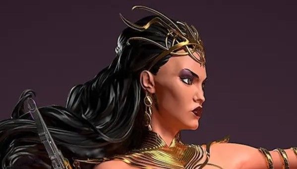 Dejah Thoris Statue | Princess of Mars Fan Art by Yan H SFW,NSFW null