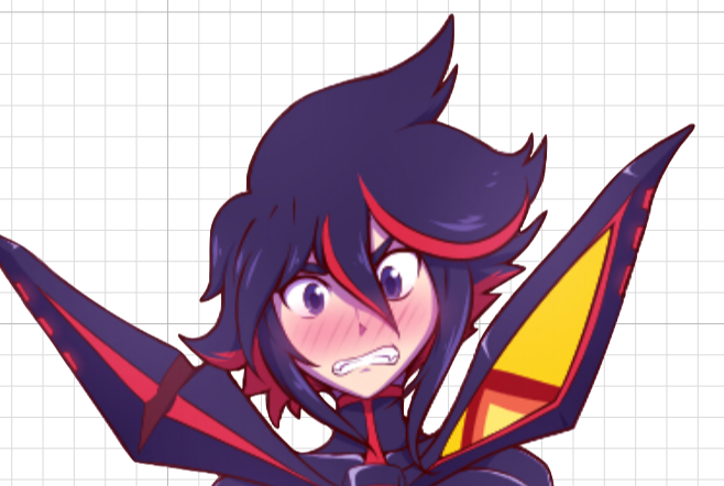Ryuko Matoi Futa Sticker | Kill la Kill Futanari Stickers Ecchi Cartoon Futa futanari sticker,Kill la Kill stickers,futa sticker,Ryuko Matoi sticker,nsfw sticker