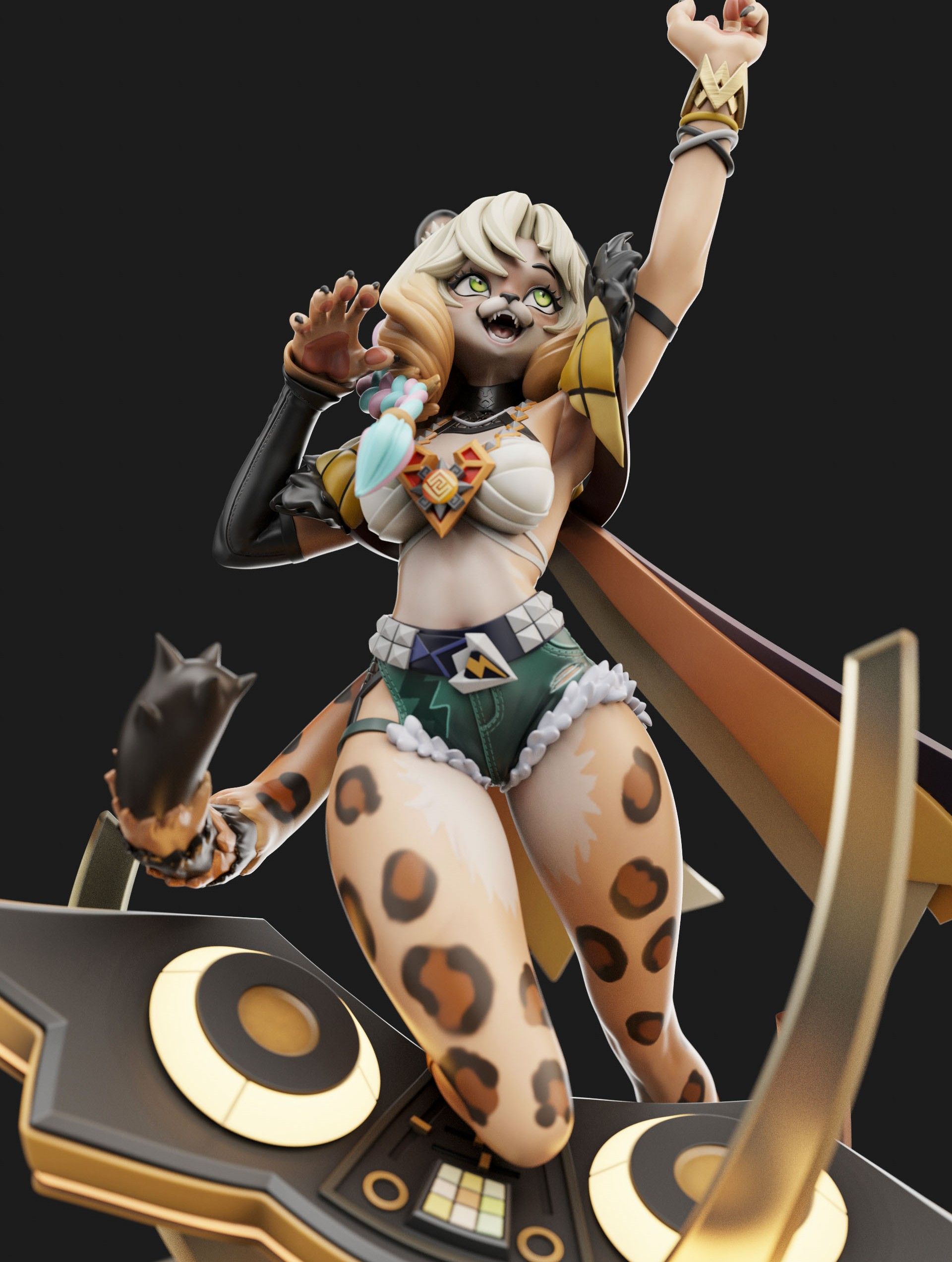 Xilonen Furry Statue | Genshin Impact Fanart von Anyonensfw SFW,NSFW,Futa 3d printed statue,3d printed,nsfw statue,3d printed figure,Xilonen Statue,furry statue,futa statue