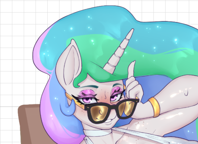 Princess Celestia Beach Furry Sticker | My Little Pony Vinyl Sticker SFW,NSFW,Futa furry sticker,nsfw sticker,futa sticker,stickers,Princess Celestia,mlp sticker,My Little Pony sticker