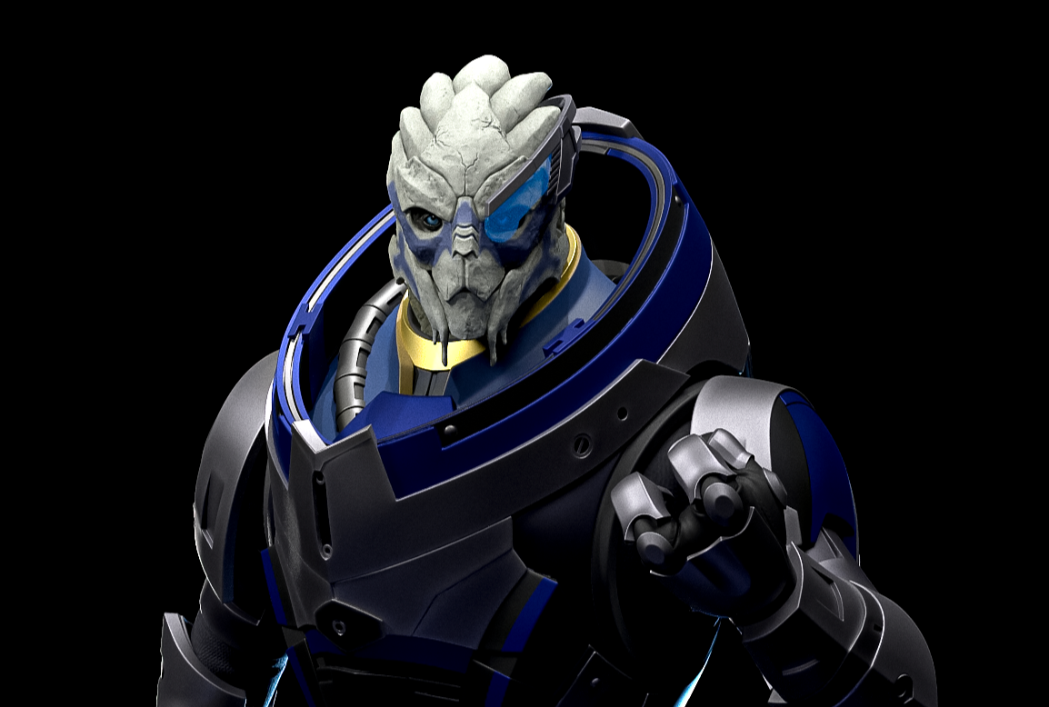 Statua Garrus Vakarian | Mass Effect Fan art di H3LLCREATOR SFW 3d printed statue,Mass Effect,3d printed,Garrus Vakarian Statue,3d printed figure