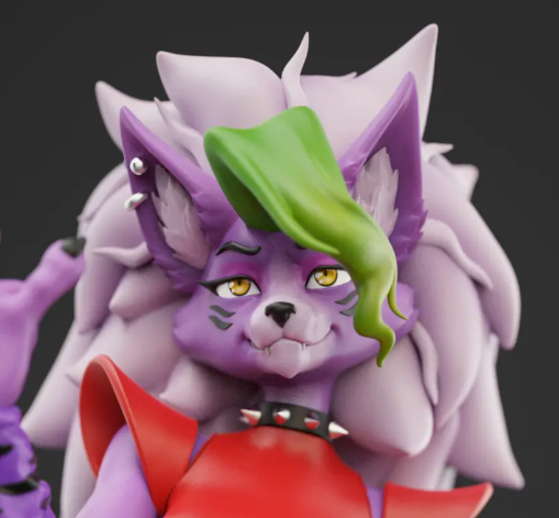 Roxanne Statue | Five Nights at Freddy's Fan Art by Anyone NSFW SFW,NSFW,Futa 3d printed,3d printed statue,Roxanne Statue ,Nights at Freddy's statue,nsfw statue