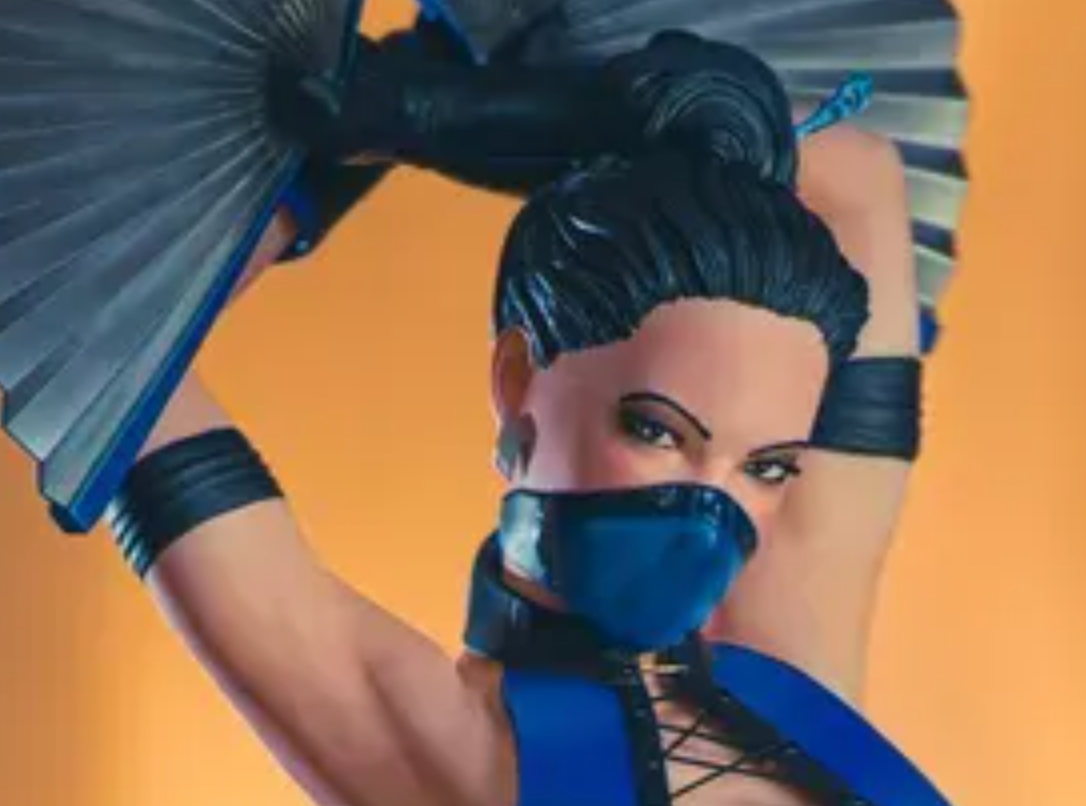 Kitana Statue | Mortal Kombat Fan Art by Abe3D SFW,NSFW 3d printed statue,nsfw statue,kitana,mortal kombat,3d printed figure,3d printed