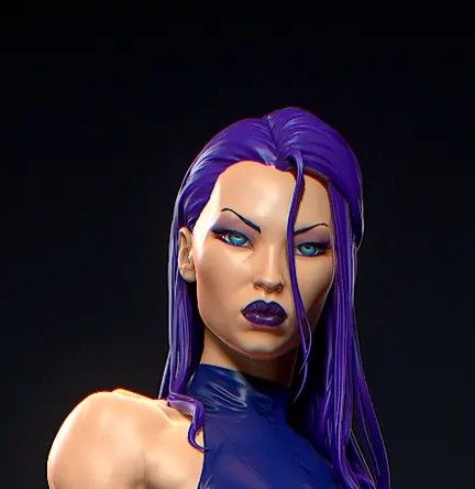 Psylocke Statue | X-Man Fan Art by Yan H SFW,NSFW null