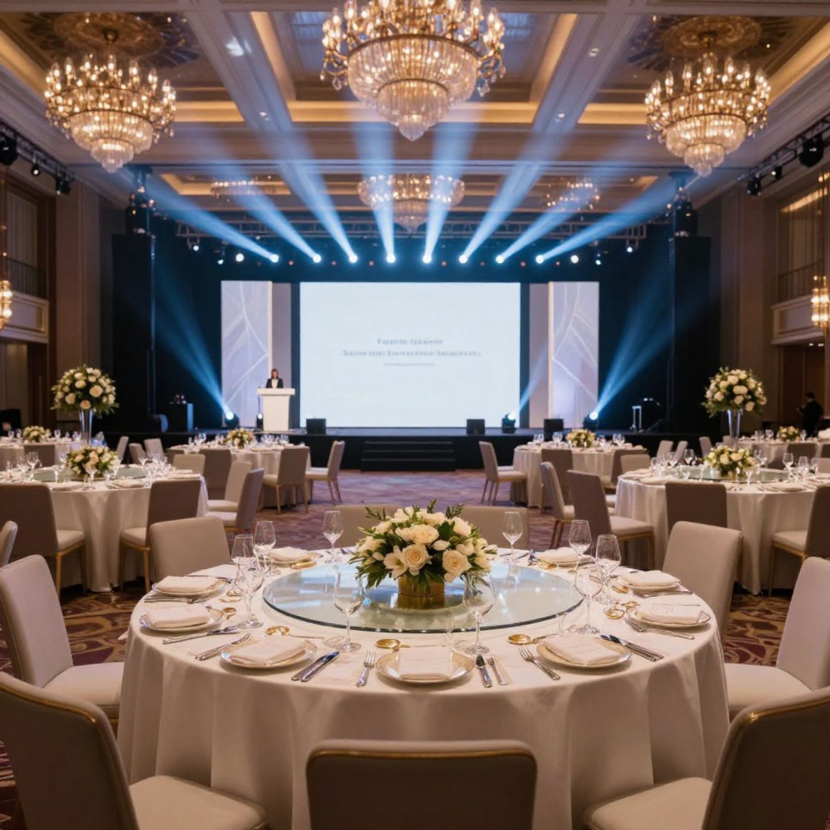 Cena de gala corporativa grupos Punta Cana