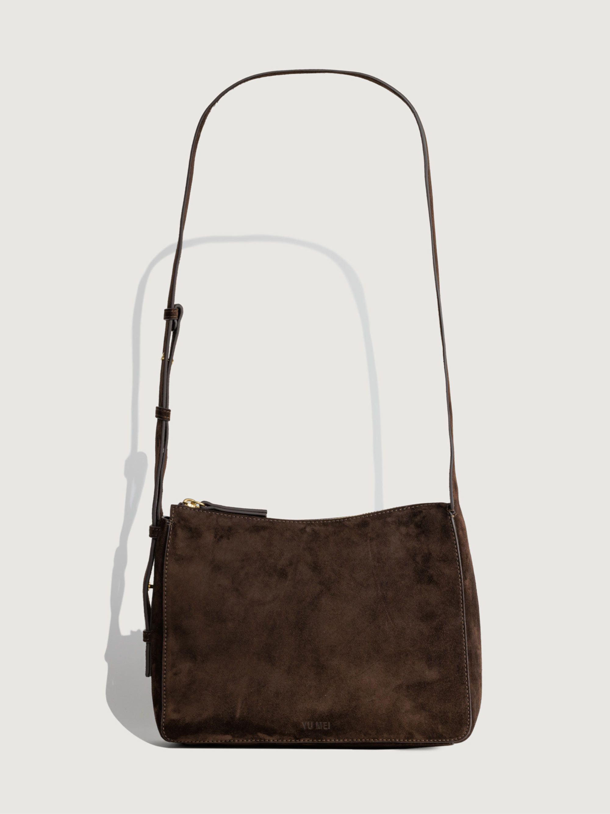 Suede Leather Cross Body Bag 