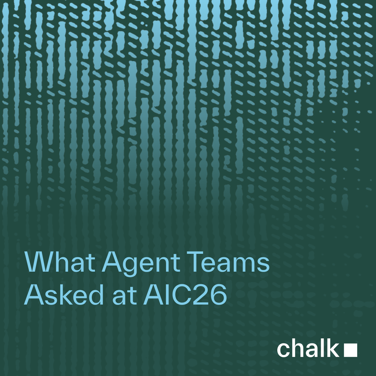 The AI Conference 2026 Recap: What Agent Teams Asked | Chalk
