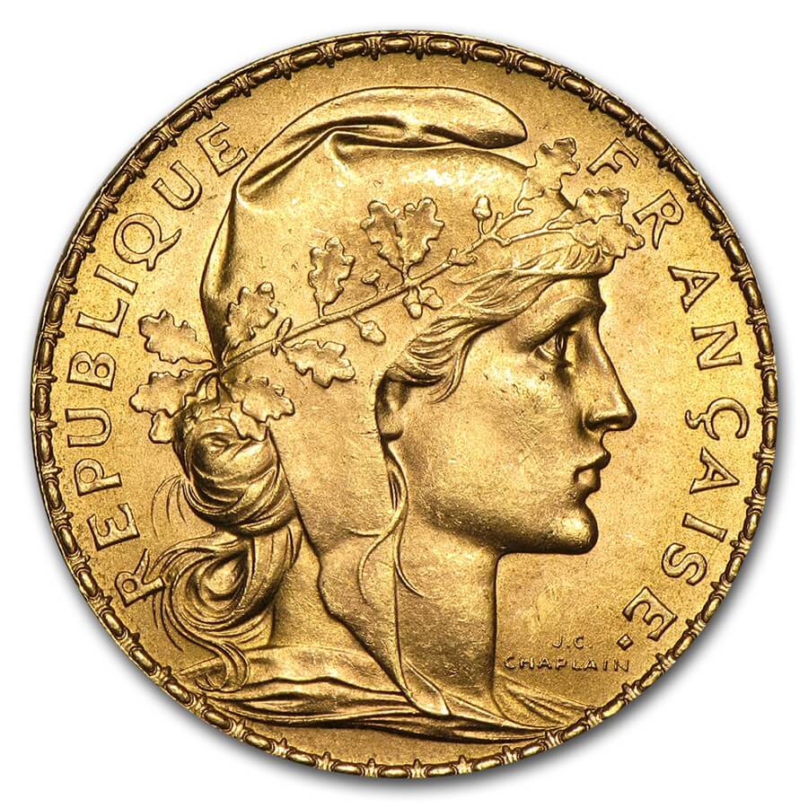 Acquista monete d'oro Napoleone Franchi francesi rari