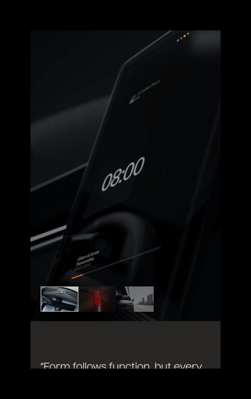 A mobile-screen of hydra-design labs