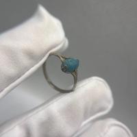 Anello in Argento con Pietra Azzurra thumb 2