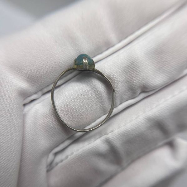 Anello in Argento con Pietra Azzurra