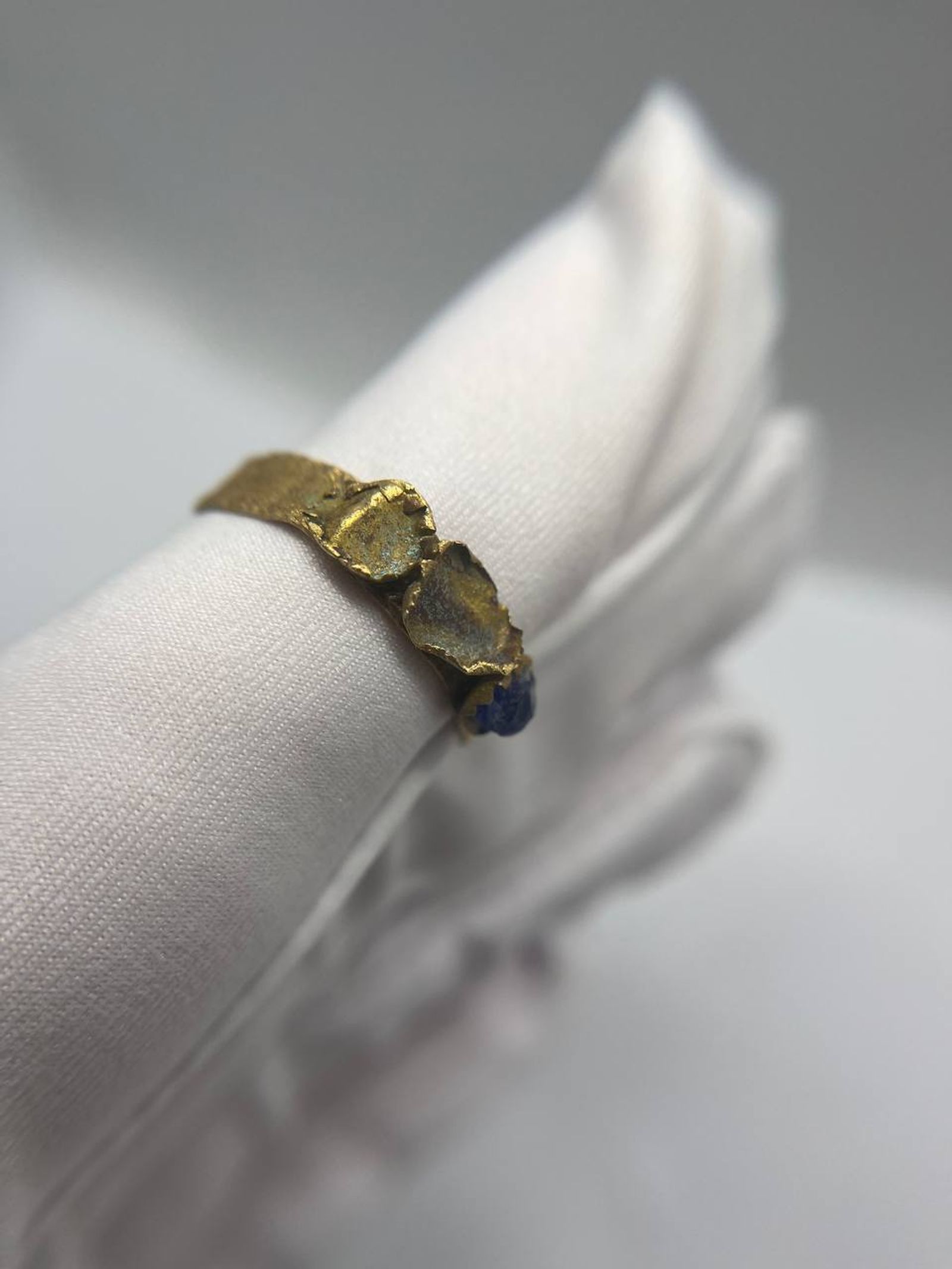 Anello Antico Laminato in Oro  - view 5