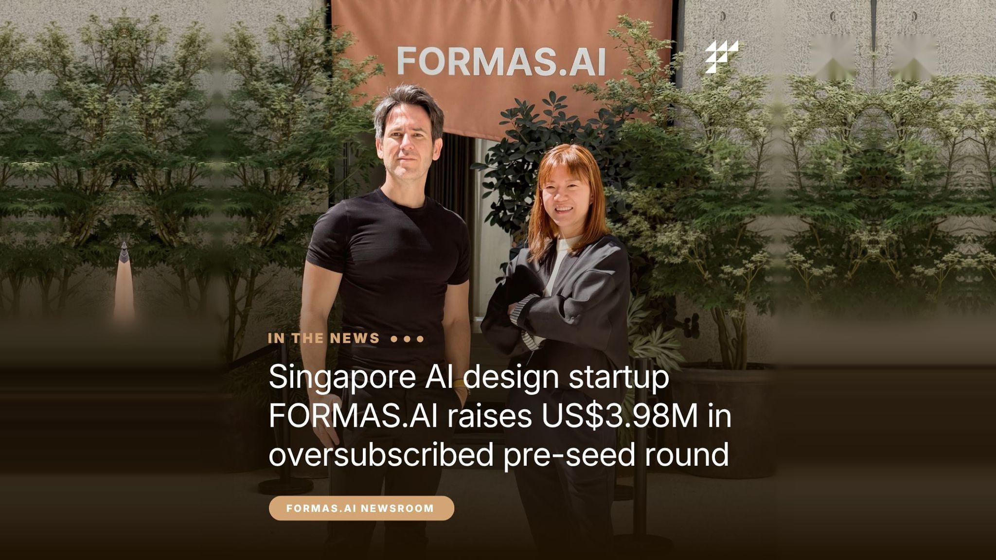 FORMAS.AI Raises US$3.98 Million in Oversubscribed Pre-Seed Round to Build the AI-Native Design Workspace for Architecture
