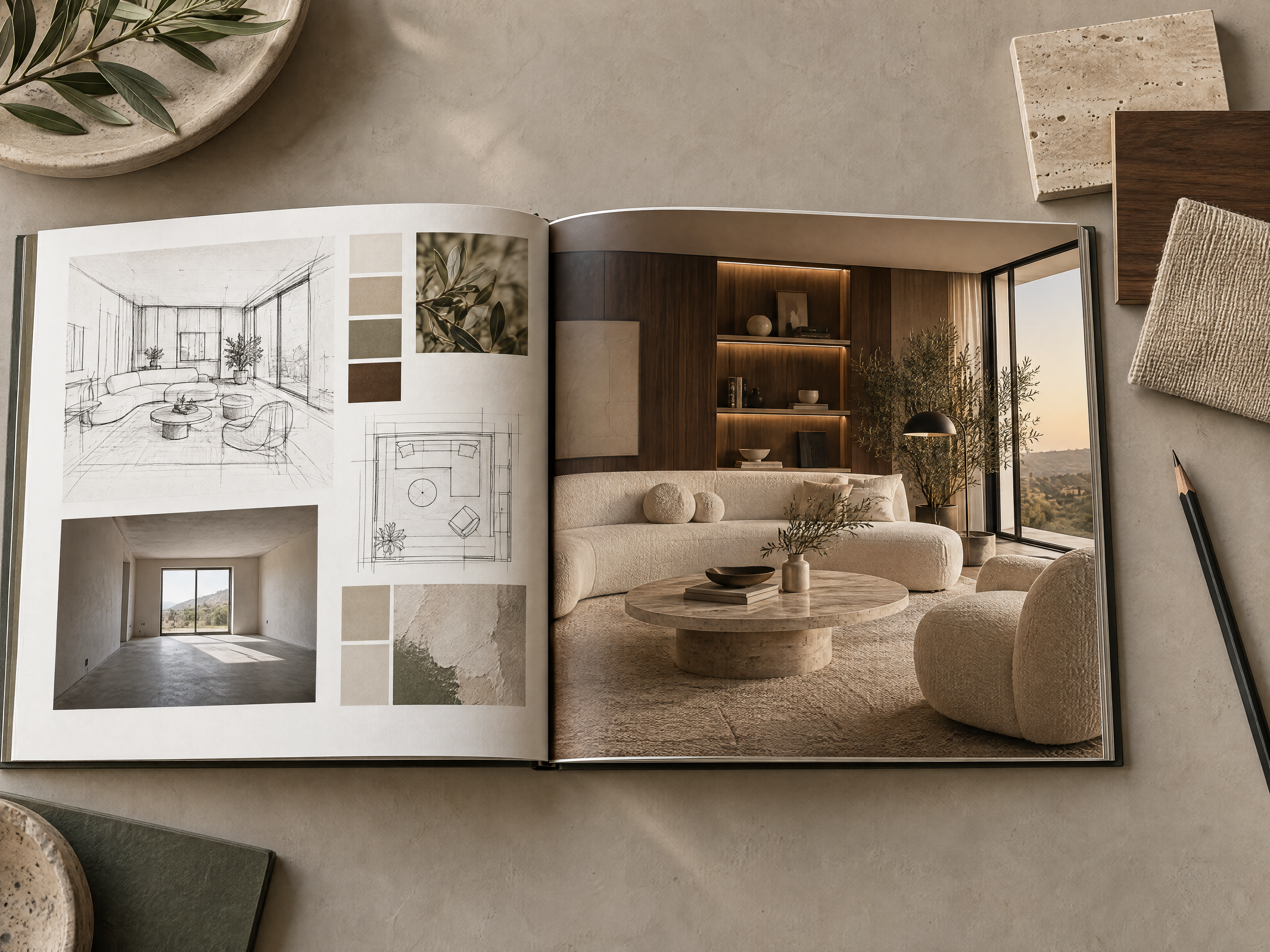 Interior Design Presentation: Board Structure and Templates