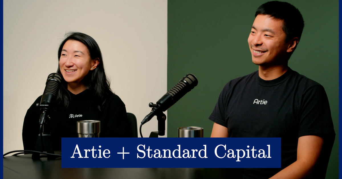 Cover image for Artie Series A led by Standard Capital