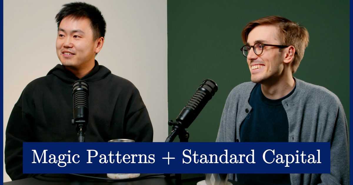 Cover image for Magic Patterns Series A led by Standard Capital