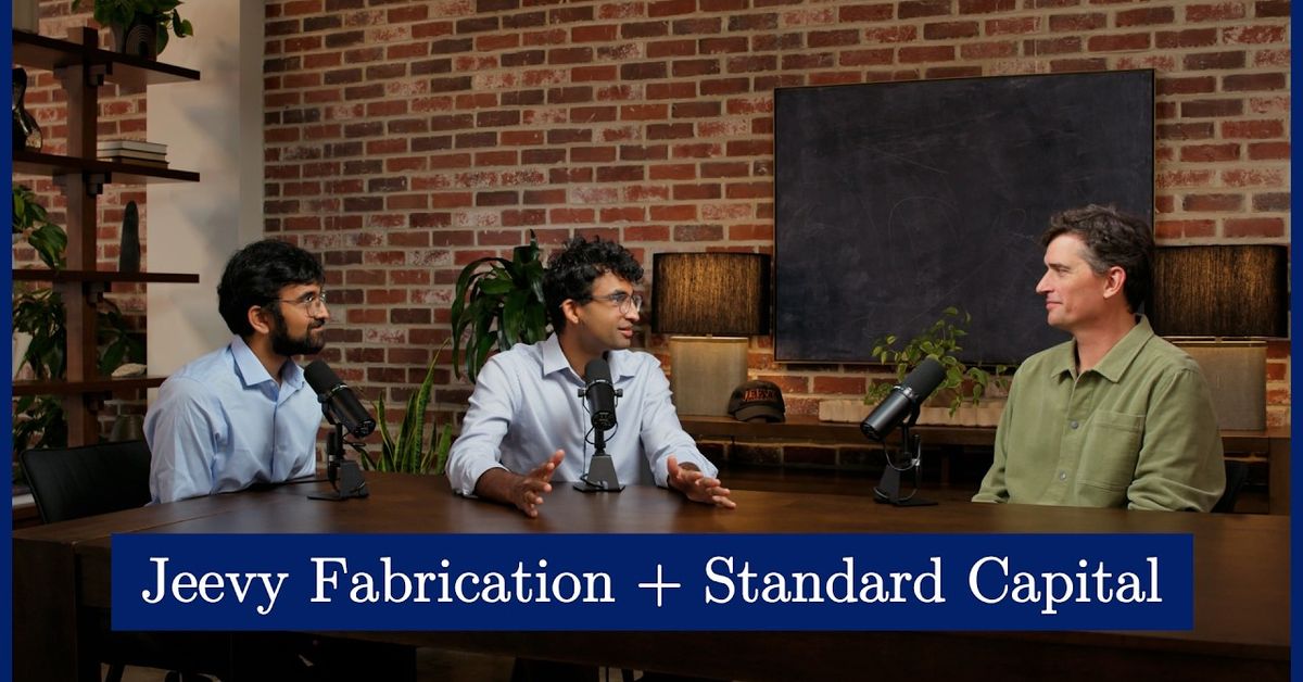 Cover image for Jeevy Fabrication Series A led by Standard Capital