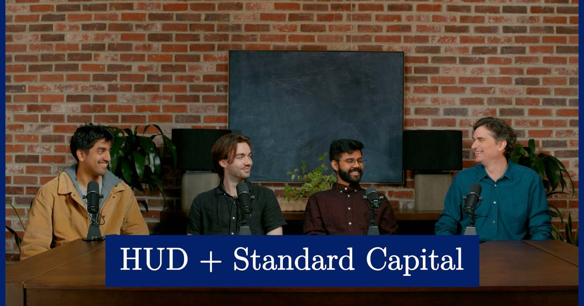 Cover image for HUD Series A led by Standard Capital