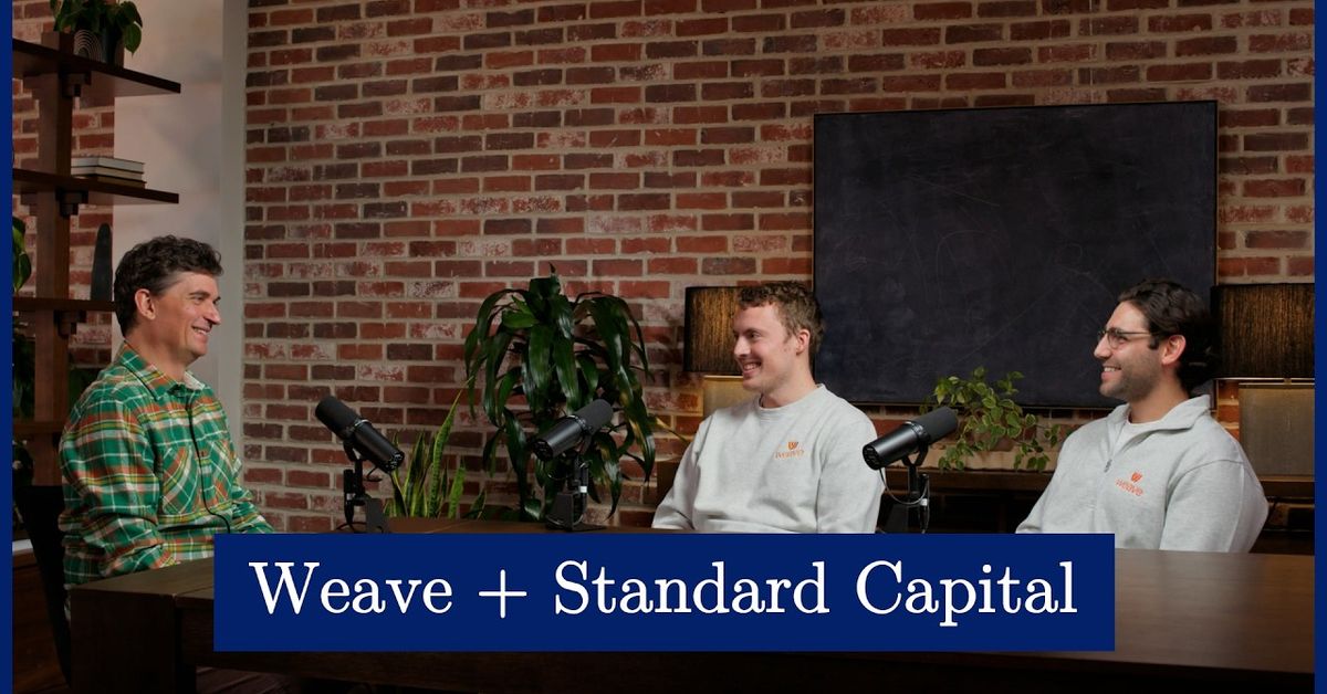 Cover image for Weave Series A led by Standard Capital