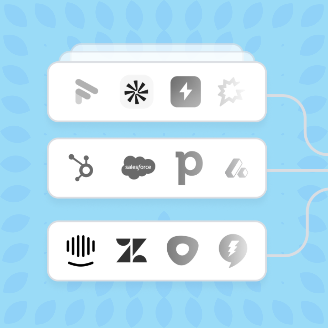 Call transcript integrations: Fathom, Gong, Otter.ai