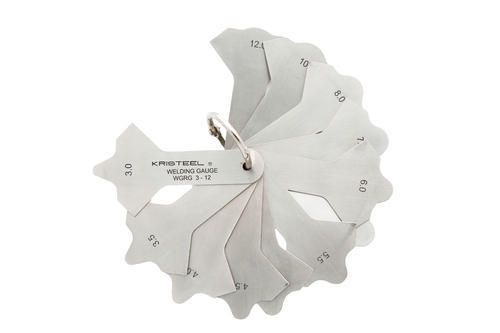 Kristeel 12 Leaves Weld Gauge Cum Radius Set