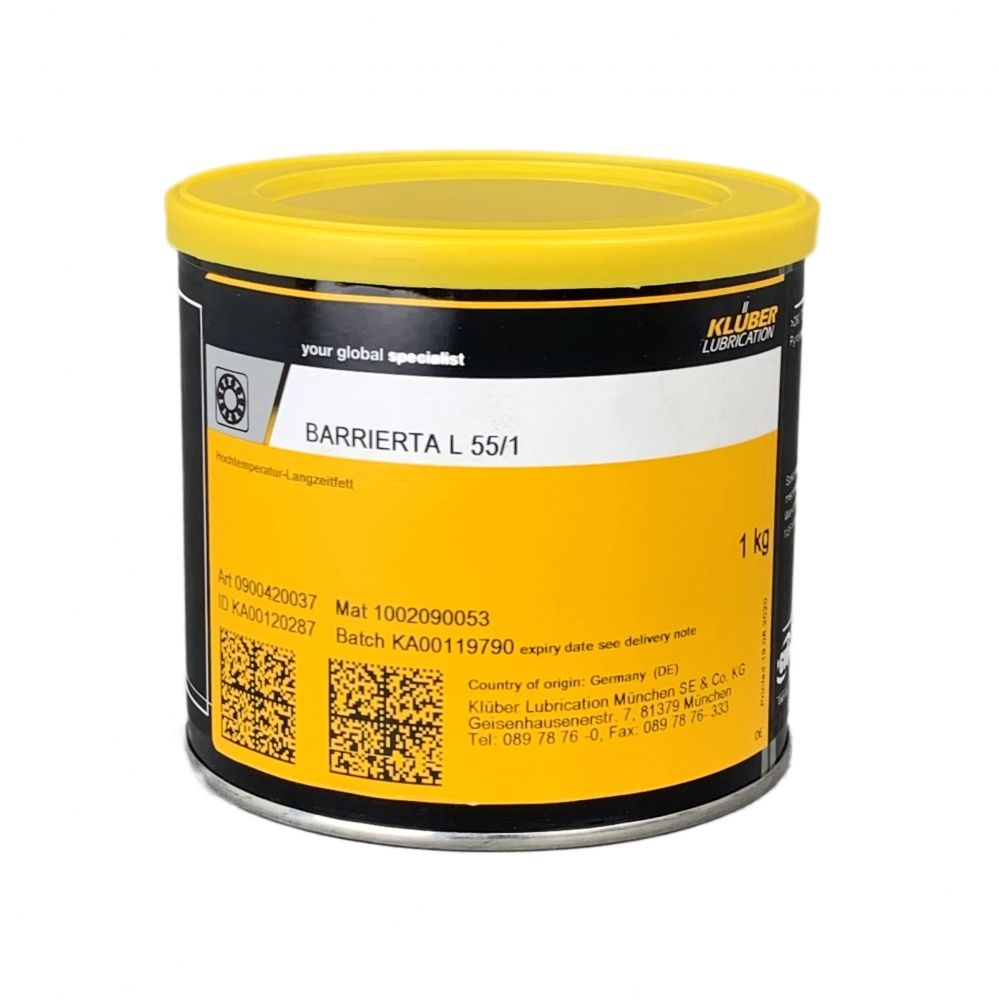 Kluber BARRIERTA L 55/1 High-temperature long-term grease 1kg