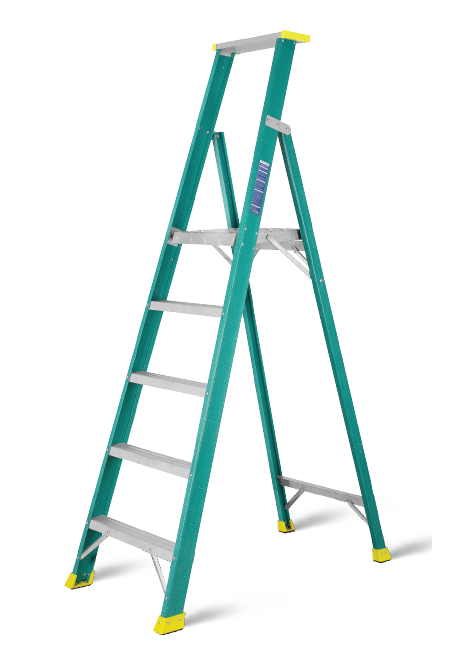 Fiber Glass Platform Ladder