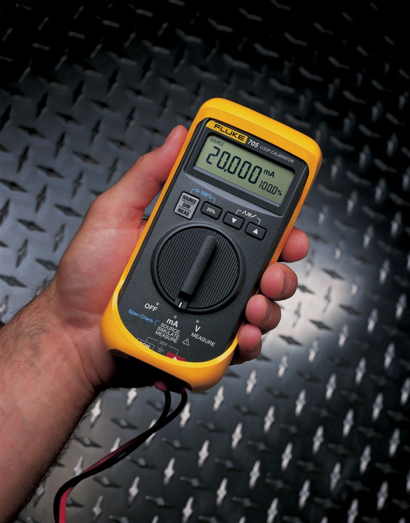 FLUKE 705 Loop Calibrator; 28V Voltage; 24mA Current