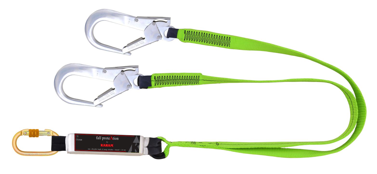 KARAM PN 361 (30) (S) (A) Forked Lanyards with Energy Absorber