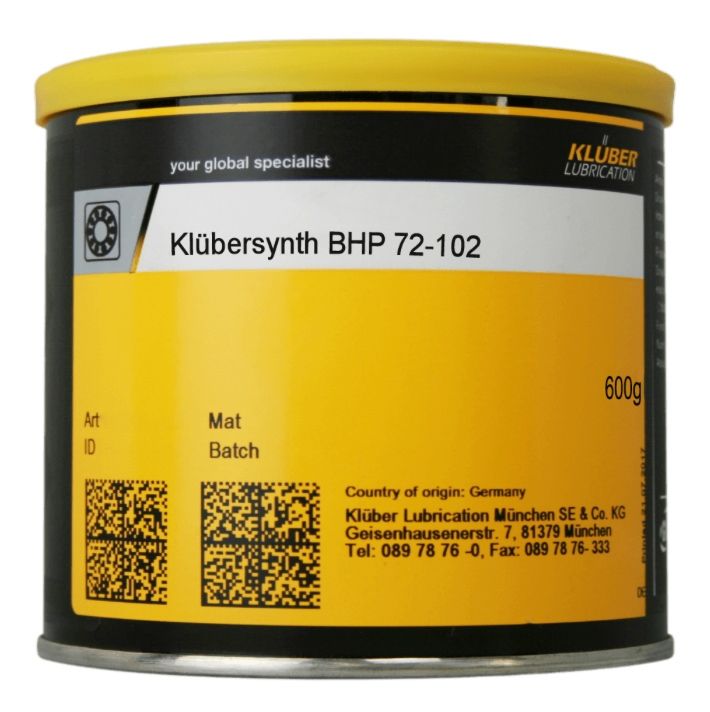 Klubersynth BHP 72-102 High temperature grease 600g