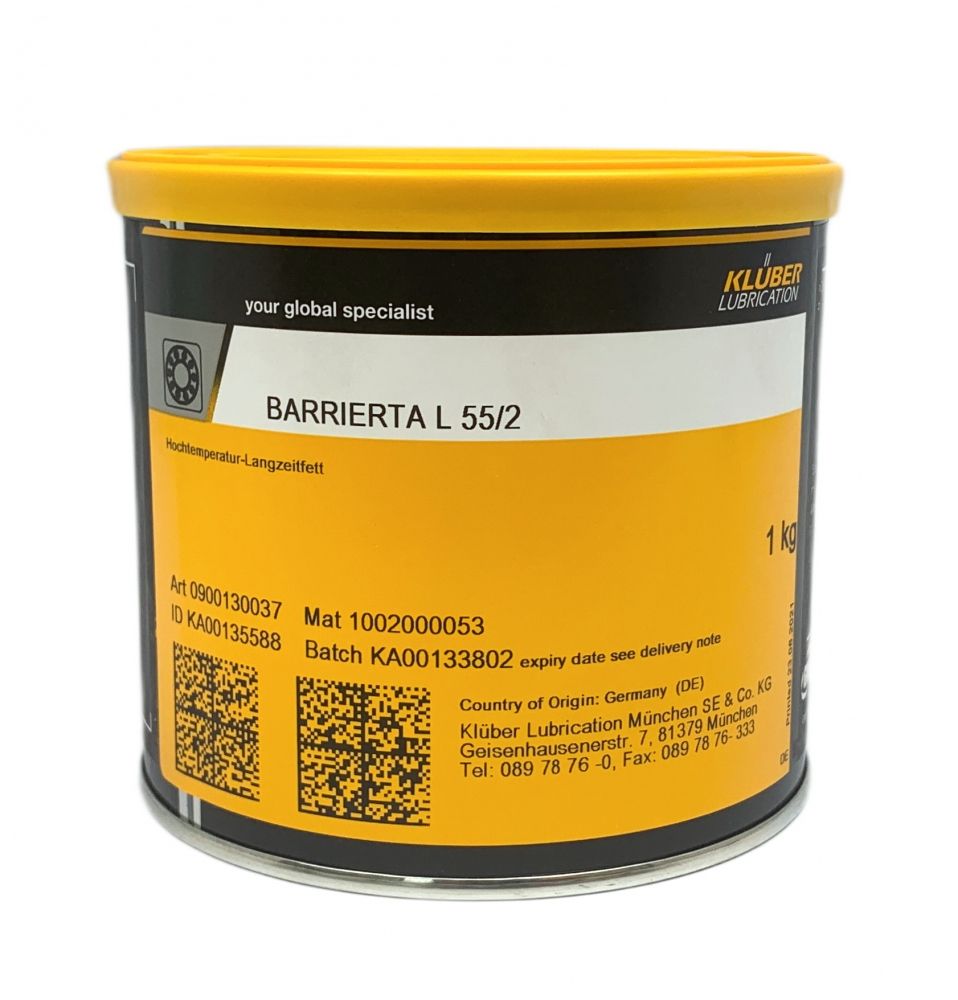Kluber BARRIERTA L 55/2 High-temperature long-term grease 1kg